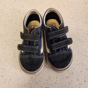 Toddler Blue Colored Vans